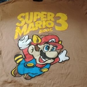 Super Mario Bros. 3 Brown T-Shirt